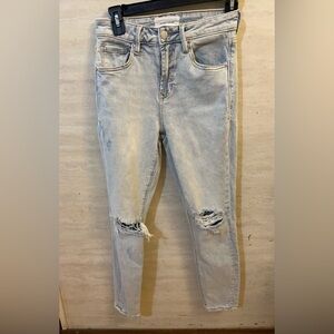 Dear John Light Blue Ripped Skinny Denim Jeans